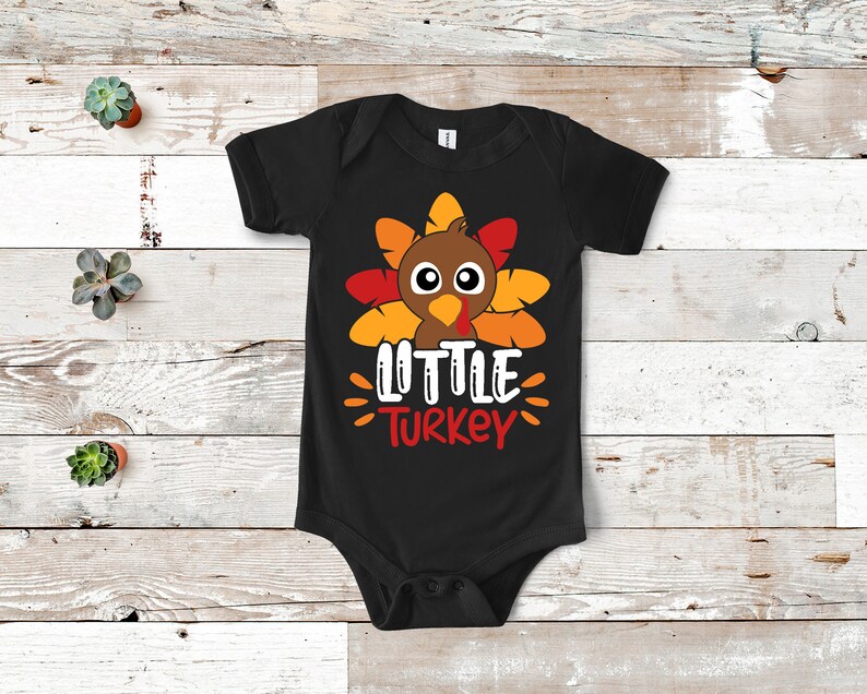 Thanksgiving Onesie\u00ae Fall Onesie\u00ae Black Onesie Little Turkey Onesie\u00ae Turkey Onesie\u00ae Boy Onesie\u00ae Little Turkey Thanksgiving Shirt