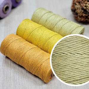 1.5MM Polished HEMP CORD 250yards a Full Roll Beading cord Hemp beading cord