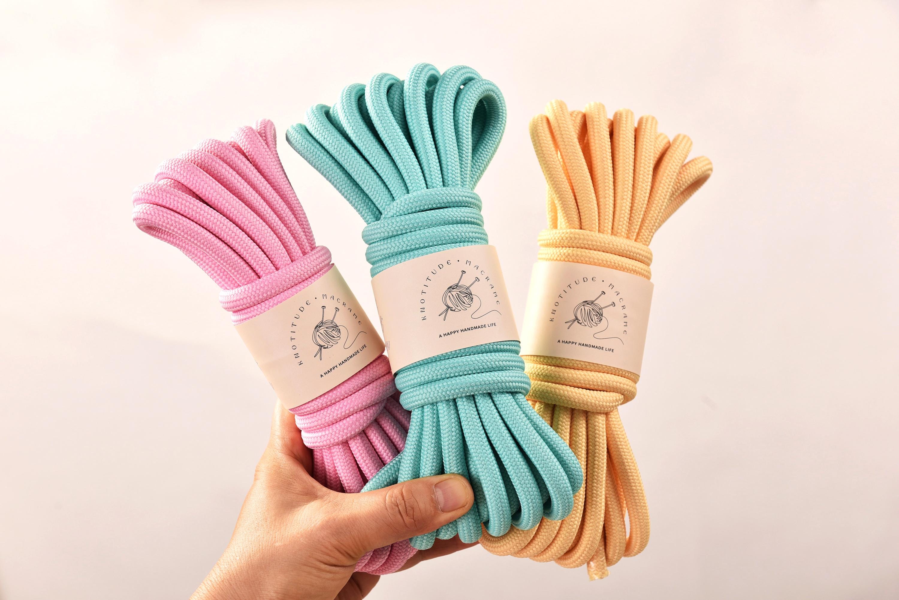 Chunky Polyester Braid Rope, 8 mm, Five Meters