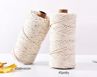 Incraftables Cotton Macrame Rope Cord 5mm Twisted String For Wall Hanging Plant Hangers 15ft Per Color 10 Colors - Foto 8