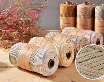 4.5MM Polyester Textured Cord 70yards a Roll Perfect for Knitting   Knotting cord Jewelry Making cord