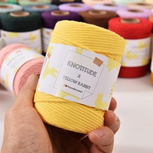 Knotitude Macrame Braided Cotton Cord 2mm x 90mts Natural Macrame String 100% Cotton Rope for Wall hangings, Bag Knitting Cord, DIY crafts.