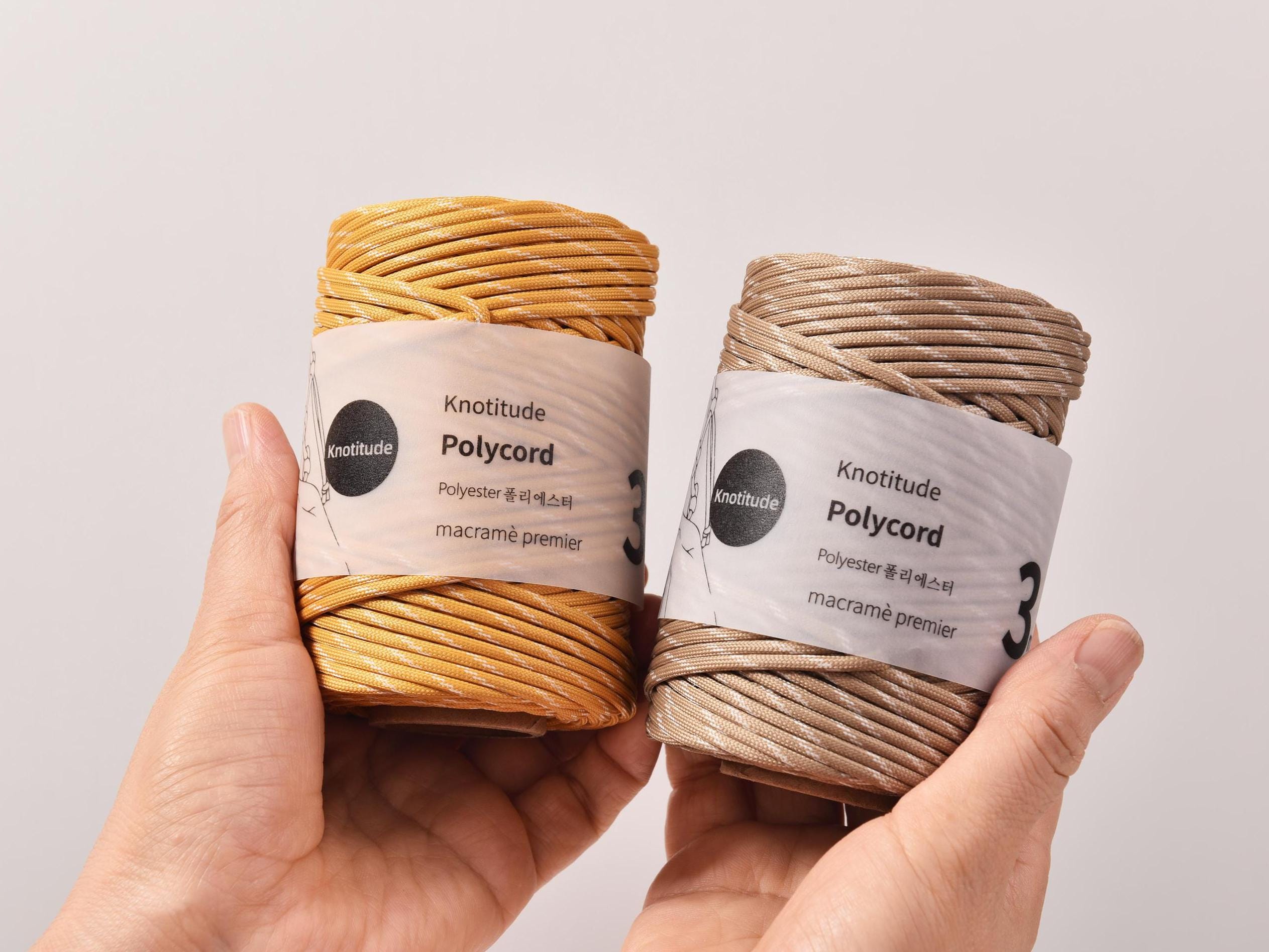 Lightweight Polyester Braid Rope, 3 mm, 55 Yards