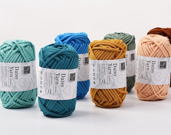 Polyester Braid Macrame Cord 4mm x 40meter Polyester Fabric yarn for Crocheting Bag Cord for DIY Crafts Plant Hangers Bag, Home Decorations