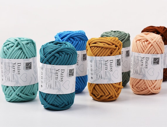 Polyester Braid Macrame Cord 4mm x 40meter Polyester Fabric yarn for Crocheting Bag Cord for DIY Crafts Plant Hangers Bag, Home Decorations