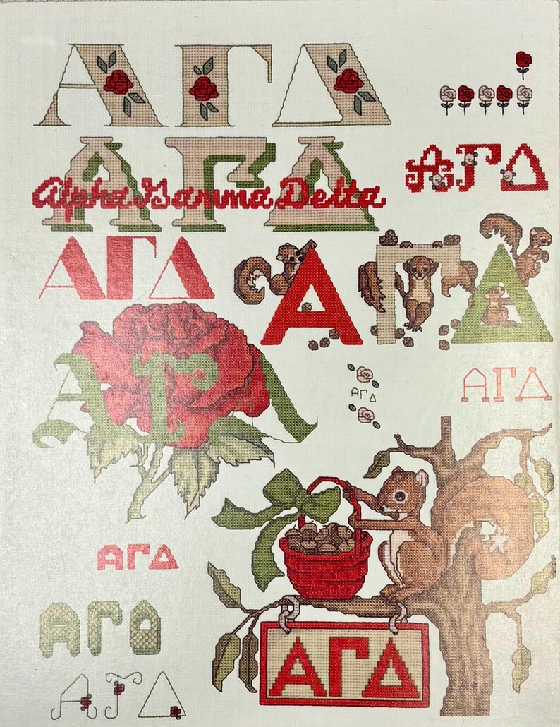 The Social Greek: Alpha Gamma Delta - Etsy