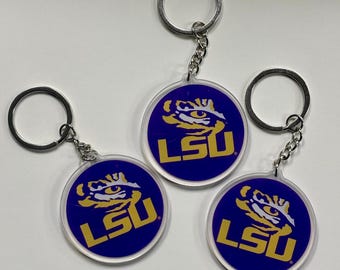 LSU Tigers Keychain - 3 per order!