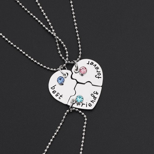 3 Piece Puzzle Necklace Set 3 Friend 
