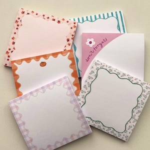 Notas adesivas fofas / Post-its / anotações / lista de tarefas / papelaria / presente