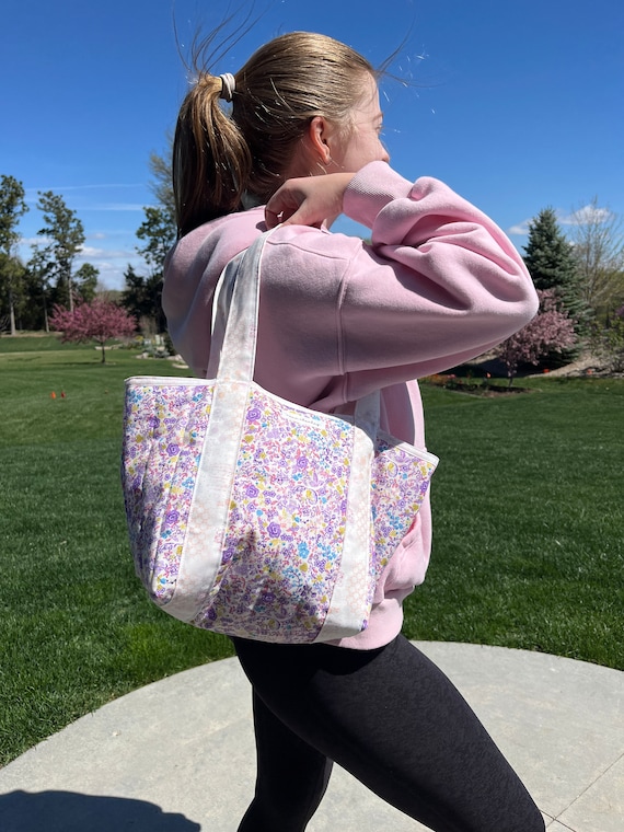 Ditsy Picnic Purple Mini Tote Bag Coquette Bag Y2K Purple Bag Gift for Her Pretty Soft Durable Handmade Purse Bag Etsy UK