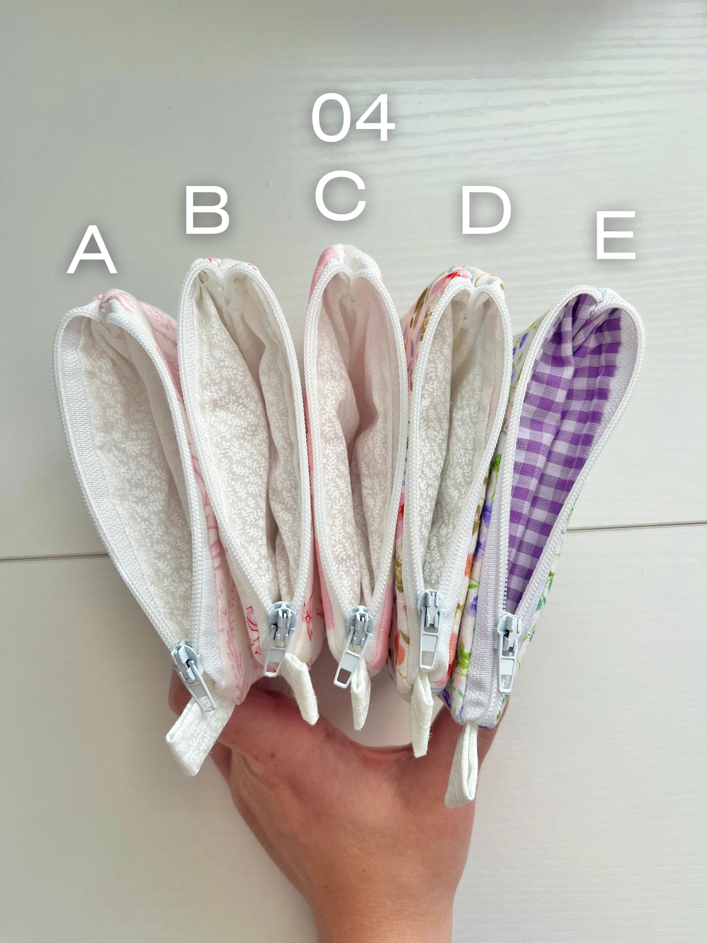 5 Mini Pochettes En Toile Pour Ranger Pièces, Cartes, Clés Et Rouge à Lèvres - Léger Et Pratique - Idéal Voyage Ou Quotidien - 9