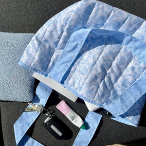 Mini sac fourre-tout côté plage, sac à main fait main assez doux et durable