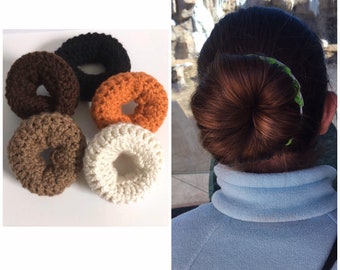 Hair Bun Donuts (Set of two multiple colors/sizes available)