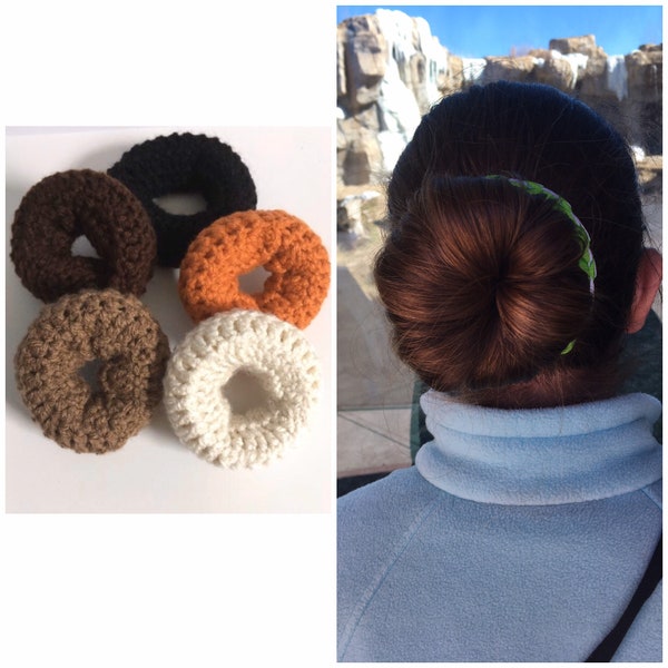 Hair Bun Donuts (Set of two multiple colors/sizes available)