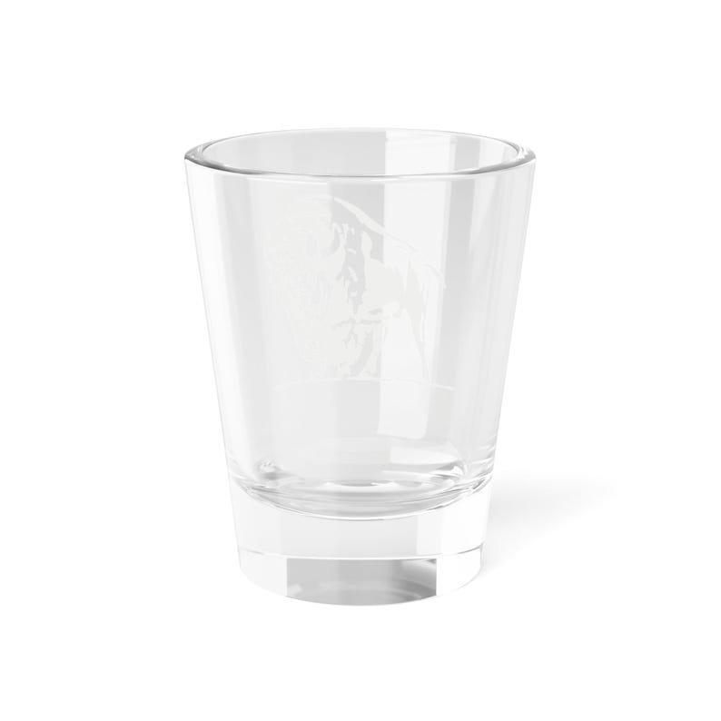 Green Buffalo Shot Glass | Buffalo Trace Inspired 1.5oz image 3