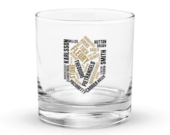 Vegas Golden Knights Game Day Whiskey Glass | Legends Rocks Glass
