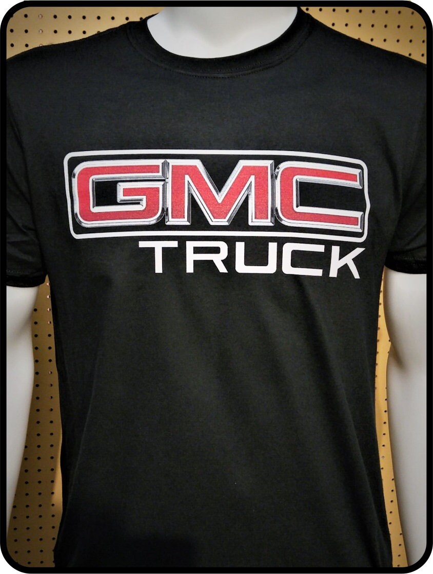 GMC Truck T-shirt Black Car Lover Truck 
