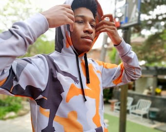 Men&#39;s Basketball Hoodie - High Quality Gift for Basketball Player, Basketball Mom, Dad, Coach or Basketball Teen Gift &quot;Head Top&quot; by Duntalk
