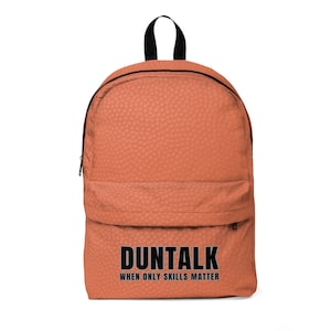 Sac à dos de basket-ball - Grands cadeaux de basket-ball pour amateurs de sport, enfants, école, sac à dos de sport pour amateur de basket-ball « Cuir » par Duntalk