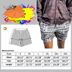 Duntalk Differently Basketball Premium Mid Shorts 5 inch inseam Great Practice, Workout Sports Shorts for Players that Train Differently image 6