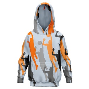 Boys Basketball Athletic Hoodie - Great Gift for Boys, Basketball Players or Basketball Fans and Ballers  &quot;Body-A-Man&quot; by Duntalk