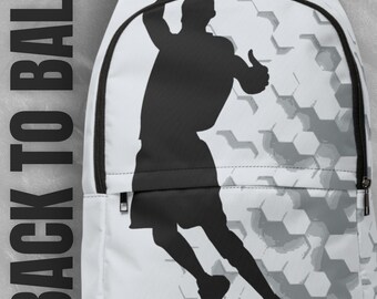 Basketball Backpack - Basketball Gifts for Sports Lovers, Kids, School Sports Backpack "Fly" by Duntalk