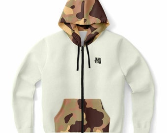 Basketball Zip-Up Hoodie - Basketball-Inspired Athletic Jacket -Casual Workout & Streetwear for Players &quot;Bench Mob&quot; by Duntalk