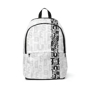 Mochila de baloncesto - Regalos de baloncesto para amantes del deporte, niños, escuela, mochila deportiva para amantes del baloncesto &quot;Court Vision&quot; blanca de Duntalk