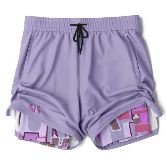 Basketball Shorts Duntalk zone Purple Mid Length Athletic Shorts