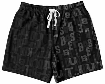 Basketball Mid Shorts - Athletic, Running, Workout Shorts Great for Gym, Training or Casual Wear, Sportswear Gift &quot;Court Vision&quot; by Duntalk