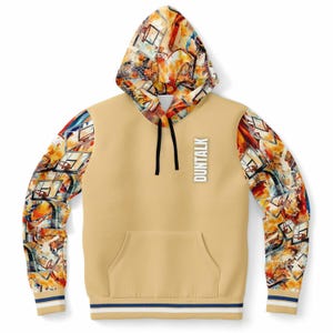 Graphic Hoodie - Streetwear Pullover for Workouts, Running & Everyday Athleisure | Sports and Fitness Gym Gear &quot;Paint&quot; by Duntalk