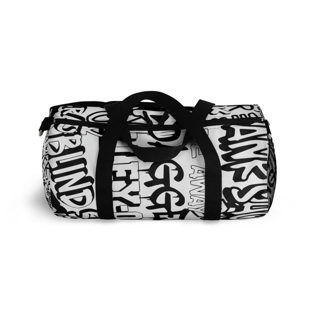 Basketball Duffle Bag Duntalk Basketball Graffiti ball All Day Kids Duffel Bag, Canvas Bag