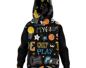 Hoodie Youth Basketball  Duntalk "Dude" Great Gift for Basketball Players or Basketball Fans