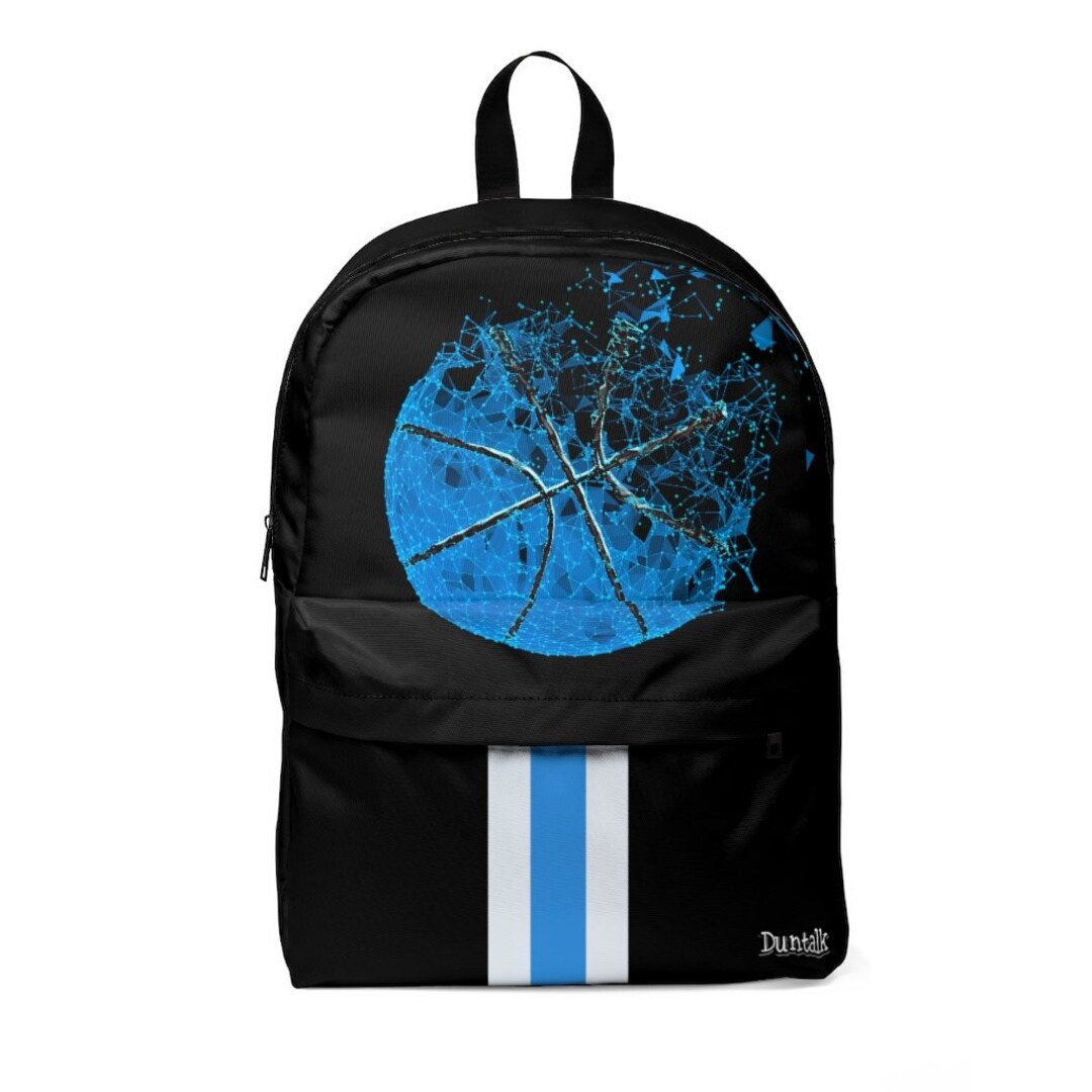 Abstract Basketball Backpack Basketball Backpack - Basketball Gifts for Sports Lovers, Kids, School ...