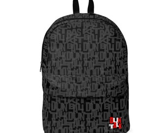 Basketball Backpack - Basketball Gifts for Sports Lovers, Kids, School, Sports Backpack for Basketball Lover "Court Vision" Black by Duntalk
