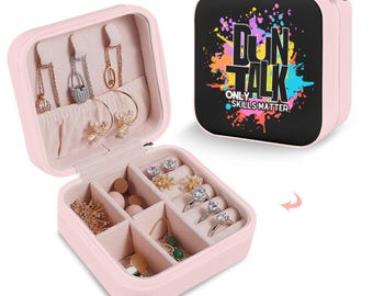 Personalized Drip Lock Case – Custom Name Jewelry Box for Athletes, Dancers, & On-the-Go Kids