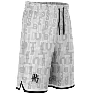 Classic Basketball Shorts - Street Ball Player Shorts, Workout Baller Graphic Shorts, Basketball Gift &quot;Court Vision&quot; by Duntalk