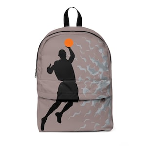 Mochila de baloncesto: regalos de baloncesto para amantes de los deportes, niños, escuela, mochila deportiva para amantes del baloncesto &quot;Fly&quot; de Duntalk