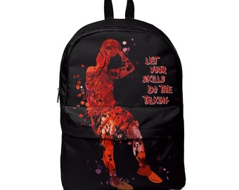 Basketball Backpack -  Basketball Gifts for Sports Lovers, Kids, School, Sports Backpack for Basketball Lover "Fade Away" by Duntalk