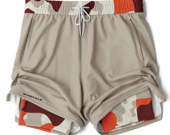 2in-1 Shorts -Duntalk "Bench Mob" Sand Street Ball Player Shorts, Workout Shorts, Baller Shorts, Graphic Shorts, Basketball Gift