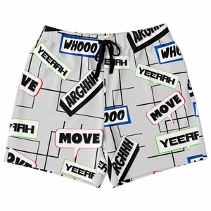 Shorts de basket-ball mi-longs - Shorts de sport mi-longs Shorts d&#39;entraînement, shorts d&#39;entraînement sur piste, excellent cadeau de basket-ball « Arghh » par Duntalk