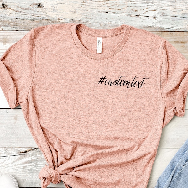 Hashtag Shirt Etsy