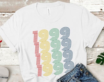 1999 Birthday T-Shirt 1999 TShirt Retro Shirt 24 Birthday Gift 1999 Birthday Gift For Him Gift For Her Vintage 1999 Shirt