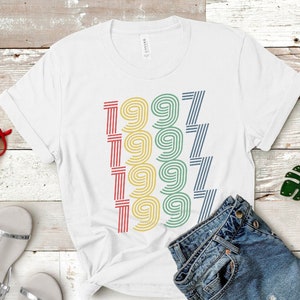 1997 Birthday T-Shirt 1997 TShirt Retro Shirt 26 Birthday Gift 1997 Birthday Gift For Him Gift For Her Vintage 1997 Shirt