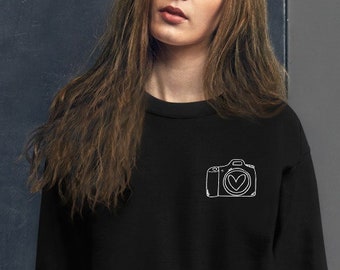 Custom Name Love Photography Sweatshirt Photographer Sweatshirt Camera Shirt Photographer Gift Photography Hoodie Sweatshirt Camera Shirt