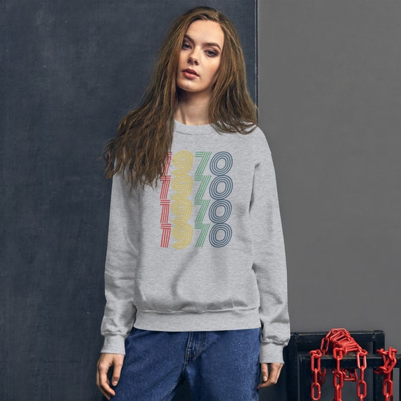 1970 Birthday Sweatshirt 1970 Sweatshirt Retro Sweatshirt 53 Etsy