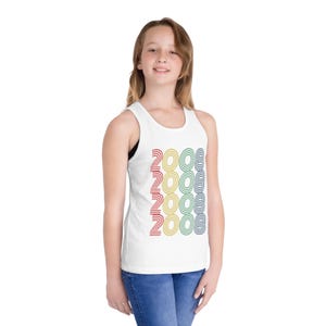 Benutzerdefinierte 2008 Kinder Jersey Tank Top Geburtstag Tank Top Jugend Ärmelloses Shirt Jungen Mädchen Sommer Kinder Kleidung Jugend Größe Tank Top