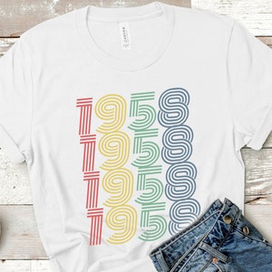 1958 T Shirt - Etsy New Zealand