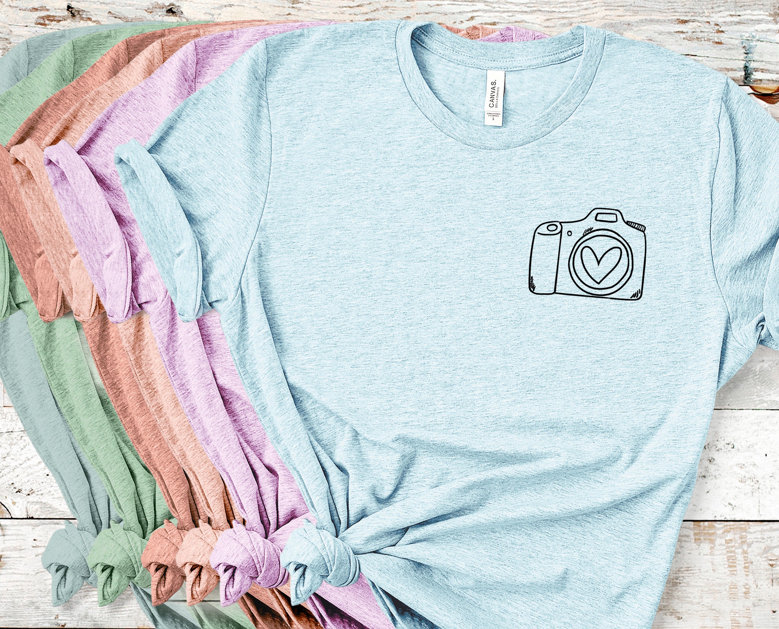 Custom Name Love Photography T-Shirt Photographer T-Shirt Camera Tee Photographer Gift Photography TShirt Personalized Photographer Tank Top