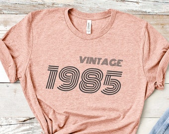 Vintage 1985 Geburtstag T-Shirt 1985 TShirt Retro Shirt 39.Geburtstag Geschenk 1985 Geburtstagsgeschenk für ihn Geschenk für sie Vintage 1985 Shirt 1985 Tee